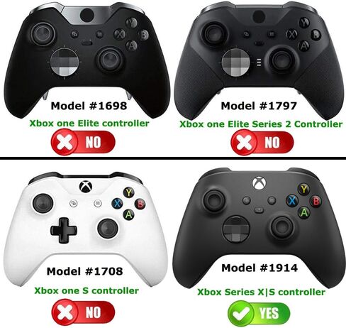 Deal4go السفلي الإسكان قذيفة قذيفة لوحة الغلاف الاستبدال لسلسلة Xbox Series X/S اللاسلكية وحدة التحكم اللاسلكية 1914 - أسود in Kuwait
