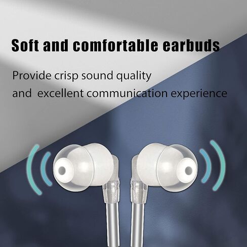 Retevis Security Walkie Talkie Earpiece with Mic,Coil Tube,Compatible RT22 RT21 H-777 RT68 RT27 RT22S H-777S RB26 Kenwood pxton Two Way Radio,Covert Tube 2 Way Radio Earpiece(10 Pack) in Saudi Arabia