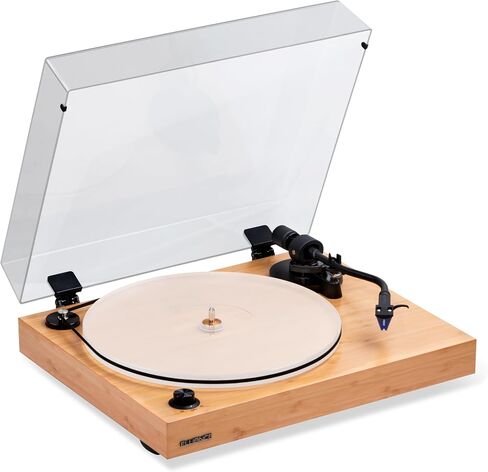 Fluance RT85 Reference High Fidelity Vinyl Turntable Record Player with Ortofon 2M Blue Cartridge, Acrylic Platter, Record Weight, 3 in 1 Stylus and Record Cleaning Vinyl Accessory Kit in Saudi Arabia