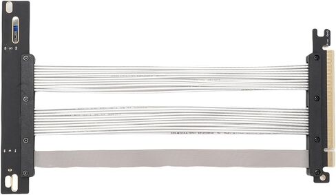 Sorandy PCIe 5.0 Riser Cable ، Gen 5 GPU Card Card Cable ، تصميم مرن ، PCIe 16x 128GBPS ، متوافق مع PCI E 4.0 ، 3. ، مناسب لـ RTX4090 ، 5090 (40 سم) in Kuwait