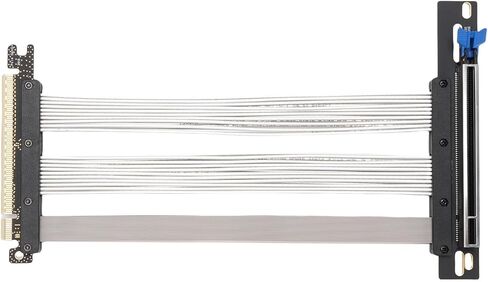 Sorandy PCIe 5.0 Riser Cable ، Gen 5 GPU Card Card Cable ، تصميم مرن ، PCIe 16x 128GBPS ، متوافق مع PCI E 4.0 ، 3. ، مناسب لـ RTX4090 ، 5090 (40 سم) in Kuwait