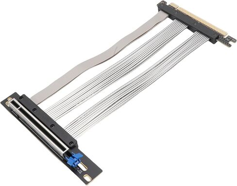 Sorandy PCIe 5.0 Riser Cable ، Gen 5 GPU Card Card Cable ، تصميم مرن ، PCIe 16x 128GBPS ، متوافق مع PCI E 4.0 ، 3. ، مناسب لـ RTX4090 ، 5090 (40 سم) in Kuwait