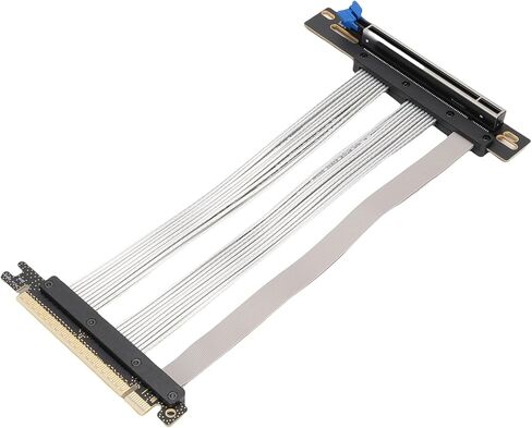 Sorandy PCIe 5.0 Riser Cable ، Gen 5 GPU Card Card Cable ، تصميم مرن ، PCIe 16x 128GBPS ، متوافق مع PCI E 4.0 ، 3. ، مناسب لـ RTX4090 ، 5090 (40 سم) in Kuwait