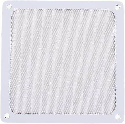 PC Fan Dust Filter Magnetic Frame Fine Mesh PVC Computer Fan Filter Grills for PC Case Fan Chicken Coop Vent 5.51x5.51in 4pcs (Black) in Saudi Arabia