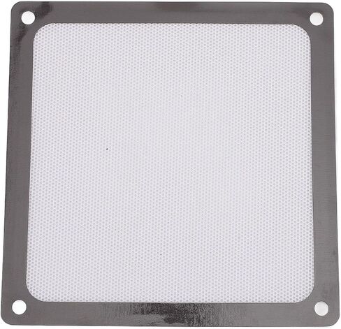 PC Fan Dust Filter Magnetic Frame Fine Mesh PVC Computer Fan Filter Grills for PC Case Fan Chicken Coop Vent 5.51x5.51in 4pcs (Black) in Saudi Arabia