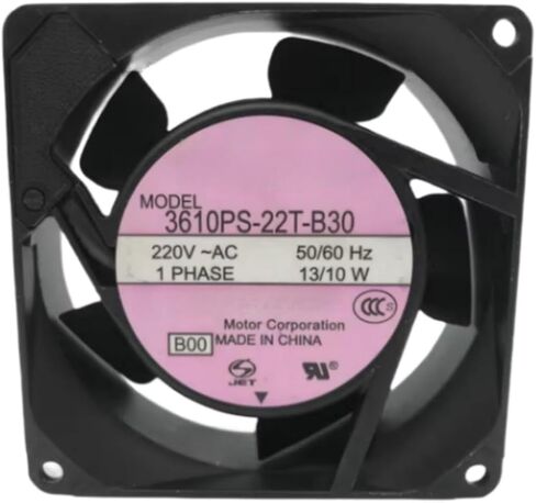 3610PPS-22T-B30 مروحة 9.2 سم لـ 220v 13/10w 9225 92x92x25mm مروحة تبريد in Saudi Arabia