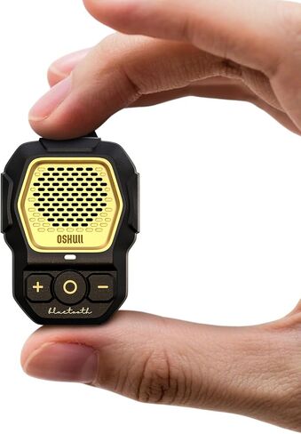 مكبر صوت بلوتوث يمكن ارتداؤه-مكبر صوت محمول لاسلكي على مقطع ، ومقاوم للميكروفون مقاوم للميكروفون IP56 ، ومضمّن للمكالمات الخالية من اليدين-تصميم خفيف للغاية وقائم بذاته مع مقطع أقوى 4x in Kuwait