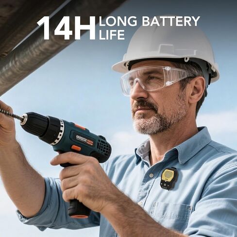 مكبر صوت بلوتوث يمكن ارتداؤه-مكبر صوت محمول لاسلكي على مقطع ، ومقاوم للميكروفون مقاوم للميكروفون IP56 ، ومضمّن للمكالمات الخالية من اليدين-تصميم خفيف للغاية وقائم بذاته مع مقطع أقوى 4x in Kuwait