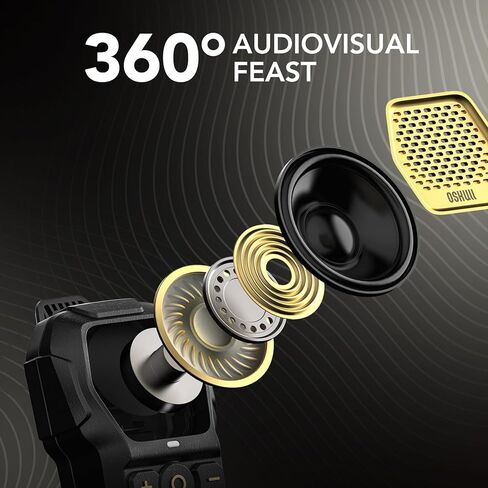 مكبر صوت بلوتوث يمكن ارتداؤه-مكبر صوت محمول لاسلكي على مقطع ، ومقاوم للميكروفون مقاوم للميكروفون IP56 ، ومضمّن للمكالمات الخالية من اليدين-تصميم خفيف للغاية وقائم بذاته مع مقطع أقوى 4x in Kuwait