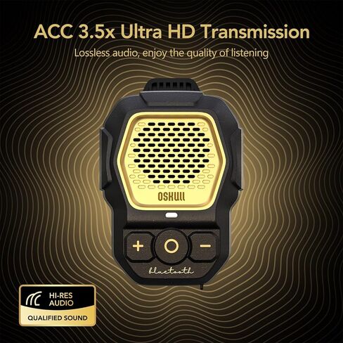 مكبر صوت بلوتوث يمكن ارتداؤه-مكبر صوت محمول لاسلكي على مقطع ، ومقاوم للميكروفون مقاوم للميكروفون IP56 ، ومضمّن للمكالمات الخالية من اليدين-تصميم خفيف للغاية وقائم بذاته مع مقطع أقوى 4x in Kuwait