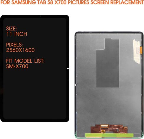 for Samsung Galaxy Tab S8 Screen Replacement for Samsung Tab S8 LCD Display for SM-X700 SM-X706 LCD Digitizer Touch Screen Assembly Replacement Repair Parts in Saudi Arabia