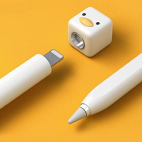 Kawaii case Compatible with Apple Pencil 2nd Generation Kawaii White Duck case Cover Sleeve in Saudi Arabia