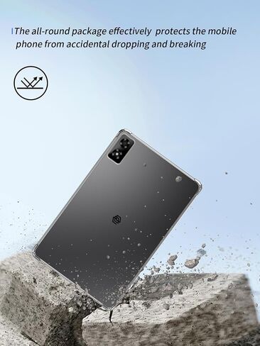 بالنسبة إلى Alldocube iPlay 70 Mini Ultra Tablet 8.8 Inch Android Case ، زاوية تغطية كاملة فائقة التغطية ، Bovugac Soft TPU Froofroof Hids Friends for Alldocube IPlay 70 Mini Ultra Case (Clear) in Kuwait