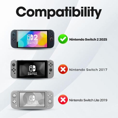 Procase 2 Pack Joy-Con Grips لـ Nintendo Switch 2 2025 تم إصدار حزمة مع حالة قبضة مفتاح 2 in Saudi Arabia