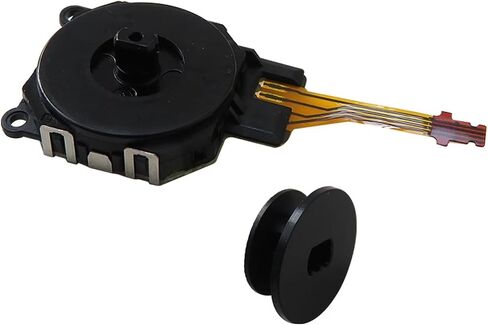 Replacement Controller Analog Thumbstick Joystick and Black Rocker Grip Cap for PSP 3000 Series in Saudi Arabia