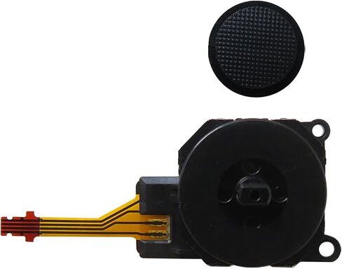 Replacement Controller Analog Thumbstick Joystick and Black Rocker Grip Cap for PSP 3000 Series in Saudi Arabia