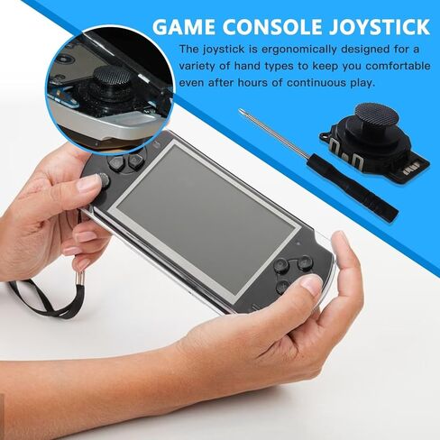 ingqi استبدال 3D التناظرية joystick thumbstick مع مفك البراغي متوافق مع سلسلة Sony PSP 2000 in Saudi Arabia