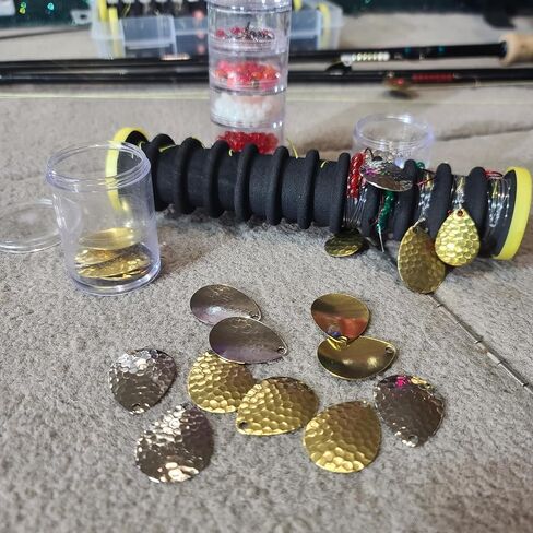 20 Count - Colorado Spinner Blades for DIY Lure Making - Worm Harness for Walleye Rig Fishing Blades, Crawler Harness for Walleye, Trout, Salmon, Bass Fishing in Saudi Arabia