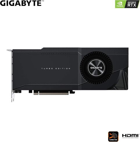 Gigabyte 24GB NVIDIA GeForce RTX 3090 Turbo GDDR6X Graphics Card Model GV-N3090TURBO-24GD in Saudi Arabia
