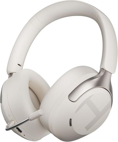 HAYLOU S40 Noise Cancelling Headphones Over Ear, 50dB Hybrid ANC with Multiple Modes, LDAC Hi-Res Wireless Audio, 90H Playtime, Custom EQ via App, Bluetooth 6.0 Multipoint Connect, 5 HD Mics Call in Saudi Arabia
