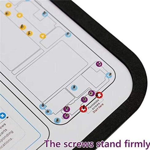 31 في 1 حصيرة مشروع مغناطيسي لـ iPhone magnetic project project part part part maps for iPhone 6-15Promax Repair Pad 1PCS Magnetic Screw Match and 31pcs map part part part sender tool tool tool in Kuwait