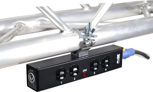 Prox X -PW EX4 Box Power Connector Box لـ 4x Edison Power Outlet للاستخدام الداخلي - تصميم نحيف جديد in Kuwait