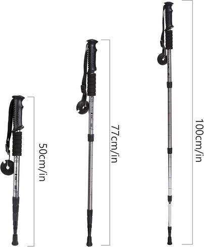 Expandable Baton Hot Fashion Outdoor Durable Trekking Retractable Hiking Walking Stick Pole Trekking Poles Sporting Goods in Saudi Arabia