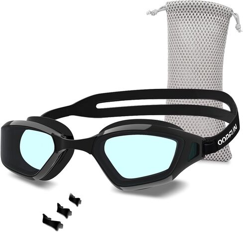 OOPFUN Adult Swim Goggles Adjustable Anti Fog Anti UV Swimming Goggles for Men Women Clear Vision No Leakage in Saudi Arabia