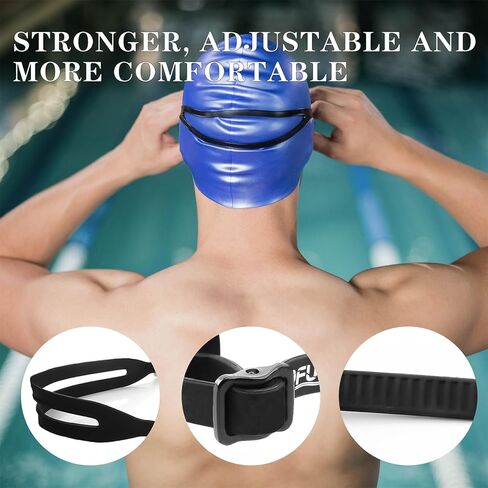 OOPFUN Adult Swim Goggles Adjustable Anti Fog Anti UV Swimming Goggles for Men Women Clear Vision No Leakage in Saudi Arabia