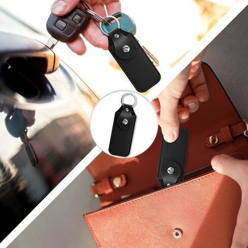 حامل محرك أقراص فلاش 6 أجهزة كمبيوتر ، حالة تخزين جلدية ، حالة تخزين محرك أقراص فلاش ، أكمام حماية محرك الأقراص الصلبة للكمبيوتر (أسود) in Kuwait