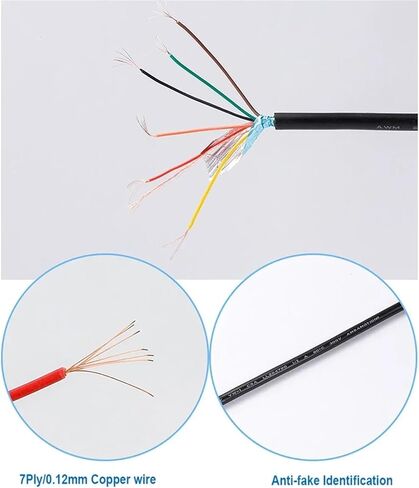 1pcs CA3-CBLFX-01 for HMI Touch Screen ST3000 GP4000 Programming Cable and FX Series Download Line(5m,Black) in Saudi Arabia