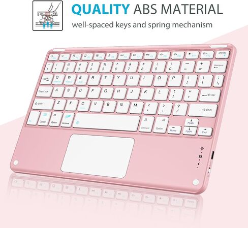 ProCase for iPad 11th (A16) / 10th Generation Case with Keyboard; Detachable Wireless Keyboard Folio Cover with Multi-Touch Trackpad for iPad 11th 2025 /10th Gen 2022 -Midnight Green in Saudi Arabia