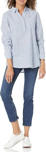 Amazon Brand - Goodthreads Women's Washed Cotton Popover Tunic in Saudi Arabia