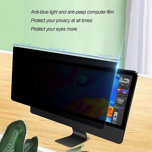 Hanging Acrylic Screen Protector 13.3-32 inch Computer Privacy Screen Filter for 16:9 5:4 16:10 Aspect HDTV LED PC Monitor Computer Privacy Screen Filter,22in 16:9 in Saudi Arabia