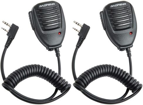 BAOFENG Accessories Walkie Talkies Speaker MIC For Baofeng UV-5R 5RM 5RX 5RHPRO BF-F8HP Pro UV-32 DM-32 GM21 UV-5G Plus K5PLUS AR-152 UV-82 UV-21R UV-K5 K6 TD-H8 TD-H3 Ham GMRS Radio Two Way Radio mic in Saudi Arabia