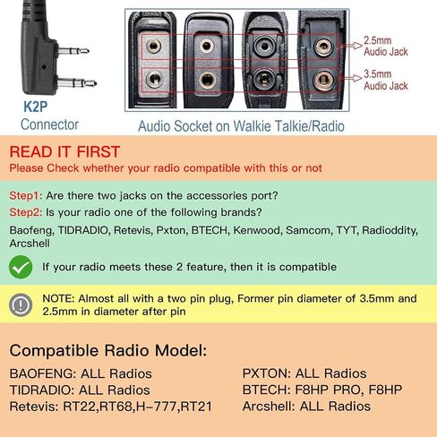BAOFENG Accessories Walkie Talkies Speaker MIC For Baofeng UV-5R 5RM 5RX 5RHPRO BF-F8HP Pro UV-32 DM-32 GM21 UV-5G Plus K5PLUS AR-152 UV-82 UV-21R UV-K5 K6 TD-H8 TD-H3 Ham GMRS Radio Two Way Radio mic in Saudi Arabia