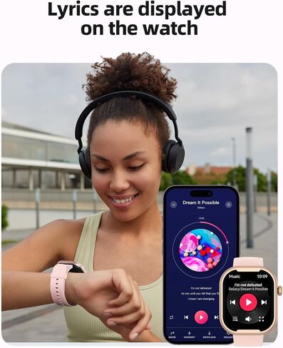 AGPTEK MP3 Player with Bluetooth, Watch MP3 Player with Watch Band for Running Climbing Hiking Cycling Jogging Yoga, Black in Saudi Arabia