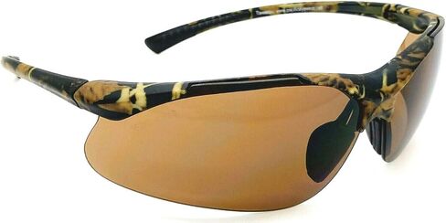 Shooter's Edge Tango Z87.1 نظارات إطلاق النار على السلامة Matte Camo Frame W Brown Lens in Saudi Arabia