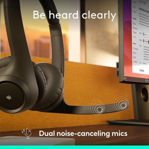 Logitech Zone 305 للأعمال ، وسماعة رأس Bluetooth اللاسلكية مع الميكروفون ، والبلوتوث الأصلي ، لفرق Microsoft ، متوافقة مع Windows و Mac و Chrome و Linux و IOS و iPados و Android in Saudi Arabia