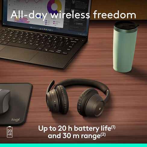 Logitech Zone 305 للأعمال ، وسماعة رأس Bluetooth اللاسلكية مع الميكروفون ، والبلوتوث الأصلي ، لفرق Microsoft ، متوافقة مع Windows و Mac و Chrome و Linux و IOS و iPados و Android in Saudi Arabia
