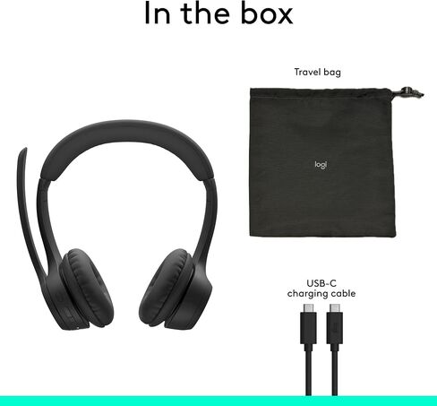 Logitech Zone 305 للأعمال ، وسماعة رأس Bluetooth اللاسلكية مع الميكروفون ، والبلوتوث الأصلي ، لفرق Microsoft ، متوافقة مع Windows و Mac و Chrome و Linux و IOS و iPados و Android in Saudi Arabia