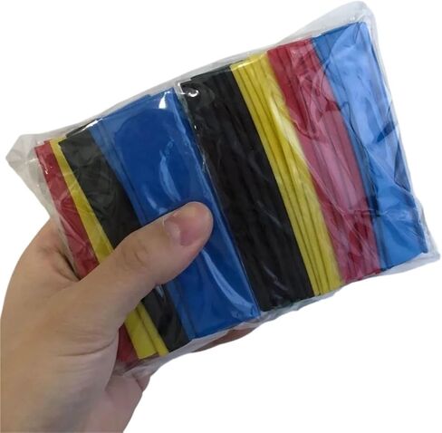 530pcs حرارة أنبوب أنبوب الأنبوب غلاف أنابيب قابلة للتقلص 2: 1 مجموعة العلاقات العلاقات سلك التثبيت قابلة لإعادة الاستخدام سلك (530 ٪ مع البلاستيك) in Kuwait