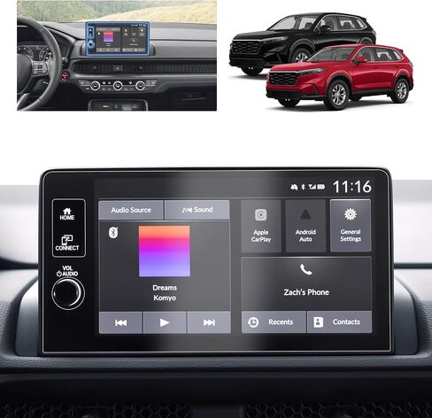 for 2026 CRV Screen Protector for 2026 Honda CR-V LX/EX/EX-L/Hybrid Sport/TrailSport/Sport-L 9-In Display Accessories Anti-Fingerprint & Glare Tempered Glass Protective Film (2026 CRV 9-In Matte) in Kuwait