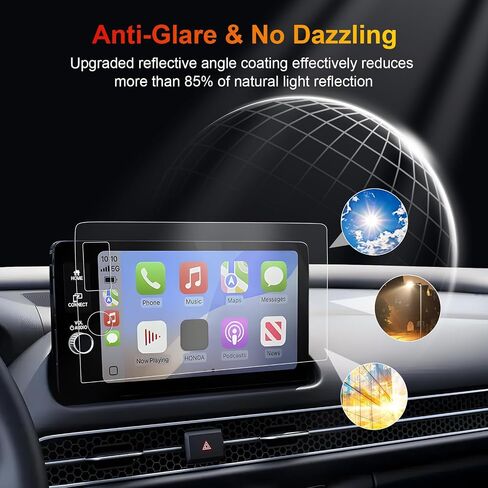for 2026 CRV Screen Protector for 2026 Honda CR-V LX/EX/EX-L/Hybrid Sport/TrailSport/Sport-L 9-In Display Accessories Anti-Fingerprint & Glare Tempered Glass Protective Film (2026 CRV 9-In Matte) in Kuwait