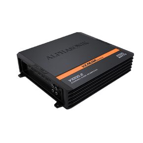 Alphasonik V500.2 Venum Series 1000 Watts Max 2-channel Car AMP مع رقاقة محطات الطاقة 4-Way Confern in Kuwait