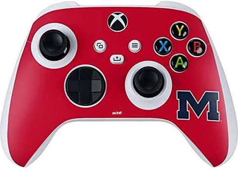 Skinit Decal Gaming Skin Compatible with Xbox Series S Controller - Officially Licensed University of Mississippi Ole Miss Blue Design in Saudi Arabia