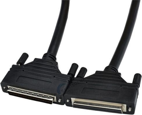 كابل SCSI CN68P من الذكور إلى الإناث 68 أزواج من 68 ثقوب بيانات الكابلات البراغي القشرة المعدنية ثابتة (1M ، صب الحقن) in Saudi Arabia