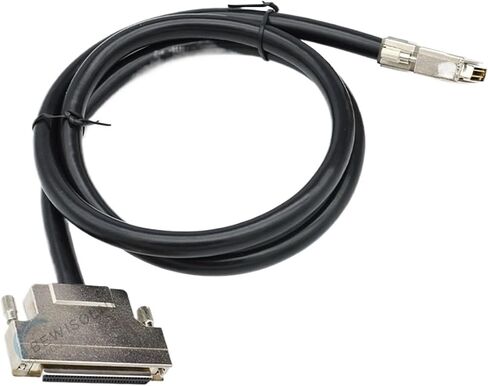 كابل SCSI CN68P من الذكور إلى الإناث 68 أزواج من 68 ثقوب بيانات الكابلات البراغي القشرة المعدنية ثابتة (1M ، صب الحقن) in Saudi Arabia