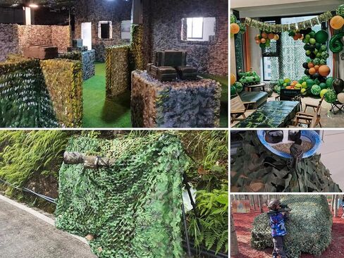 Camo Netting Camouflage Net for Hunting Blinds, Army Party Decoration, Sunshade in Kuwait