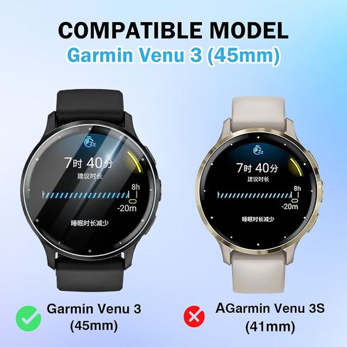 6PCS Compatible for Garmin Venu 3S 41mm Smartwatch Screen Protector Clear，HD Anti-scratch Soft TPU [Not Glass] with Ultra-thin Protector For Venu 3S Protective Film 41mm in Saudi Arabia